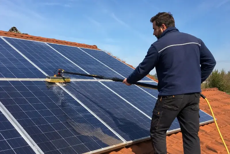 Nettoyage et entretien de panneaux solaires à Cadix